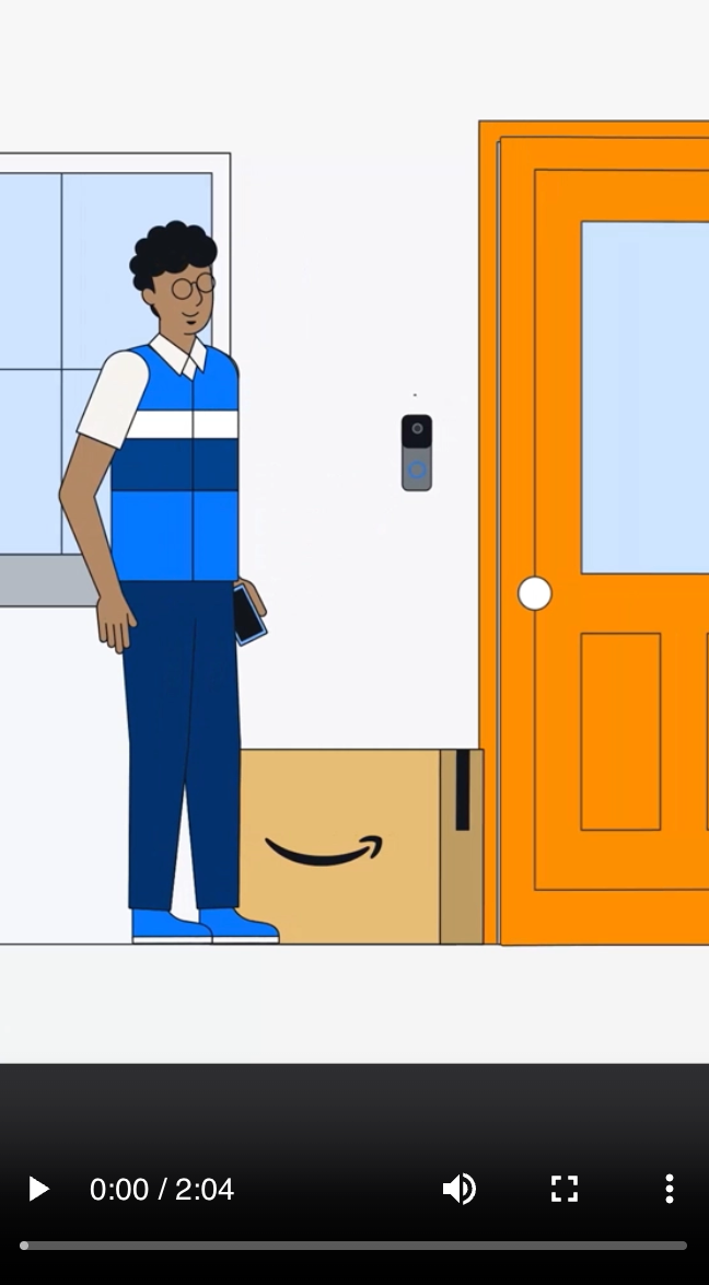 Still from the published Amazon Flex What to Expect onboarding experience