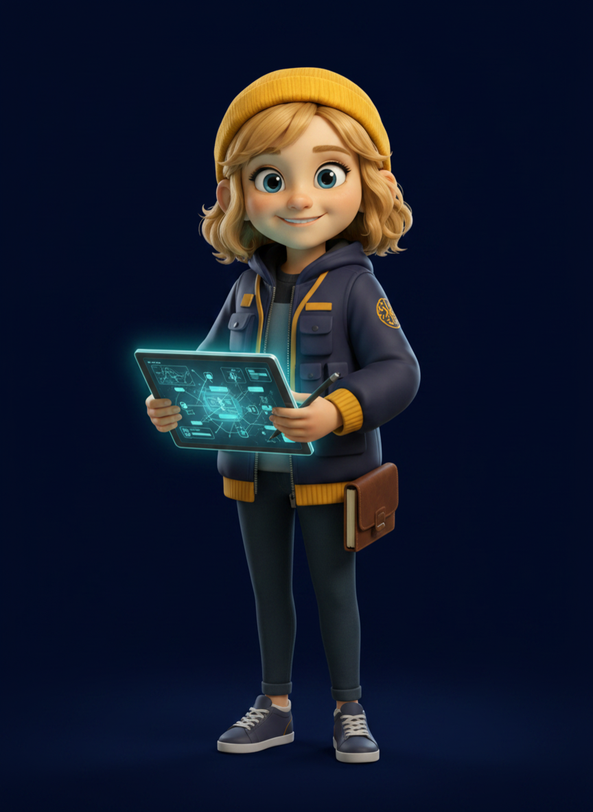 Luma, the Learning Rewired Lab guide, ready to help scope your advisory request
